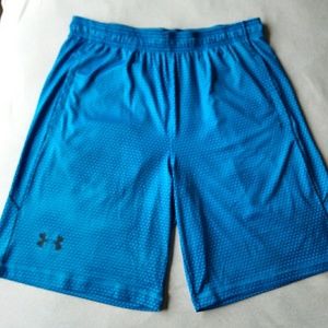 Under Armour sz L 3D Pattern Blue Athletic Shorts